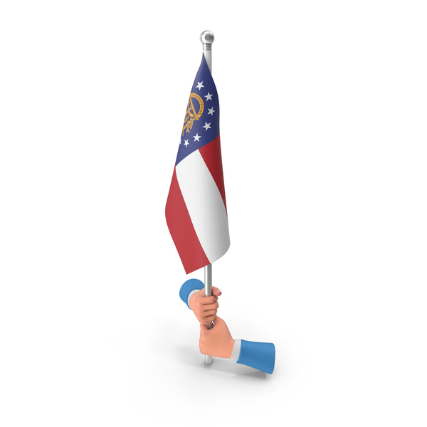 USA States georgia Two Hand Hold Flag PNG & PSD Images USA States georgia Two Hand Hold Flag PNG & PSD Images