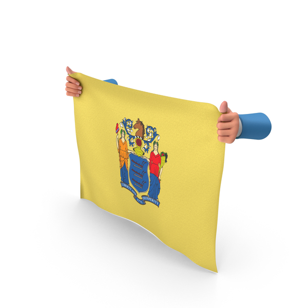 USA States New Jersey Two Hand Holding Corners Flag PNG & PSD Images USA States New Jersey Two Hand Holding Corners Flag PNG & PSD Images