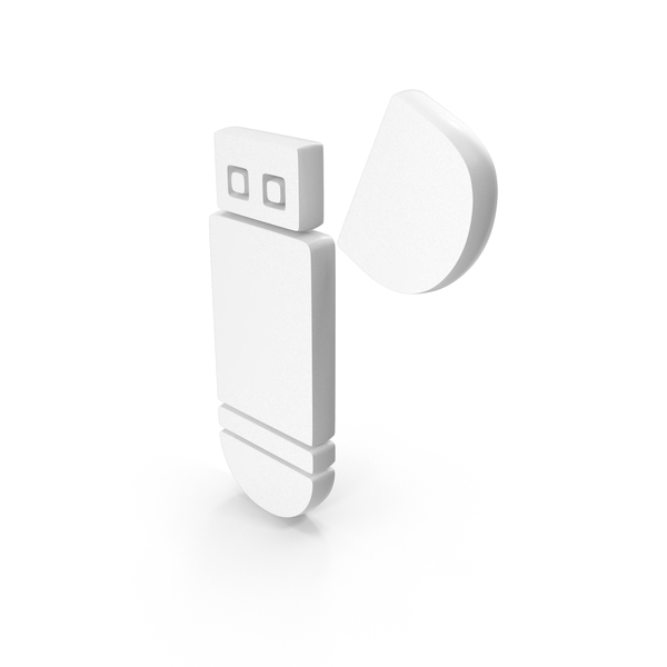 Industrial Equipment: Usb Icon White PNG & PSD Images
