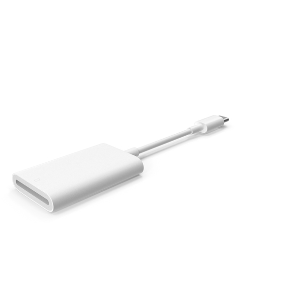 Adapter: USB Type C to SD Card Reader PNG & PSD Images