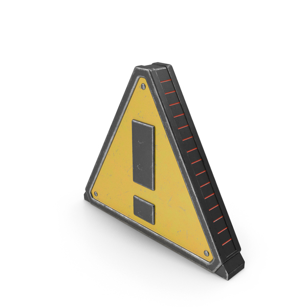 Used General Warning Sign PNG & PSD Images