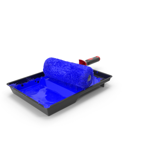 Drip: Used Paint Roller with Tray PNG & PSD Images Drip: Used Paint Roller with Tray PNG & PSD Images