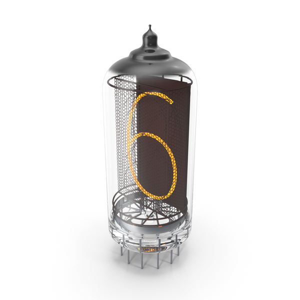 Container: Vacuum Tube Alphabet Number 6 PNG & PSD Images Container: Vacuum Tube Alphabet Number 6 PNG & PSD Images