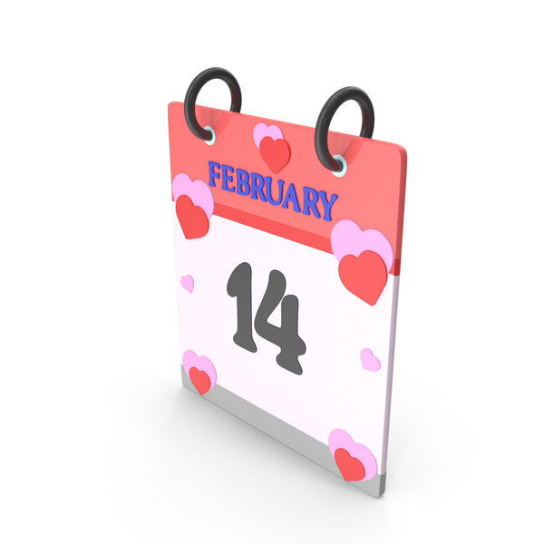 Symbols: Valentine's Day Calendar Icon PNG & PSD Images Symbols: Valentine's Day Calendar Icon PNG & PSD Images