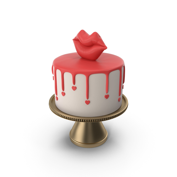 Valentine's Drip Cake PNG & PSD Images Valentine's Drip Cake PNG & PSD Images