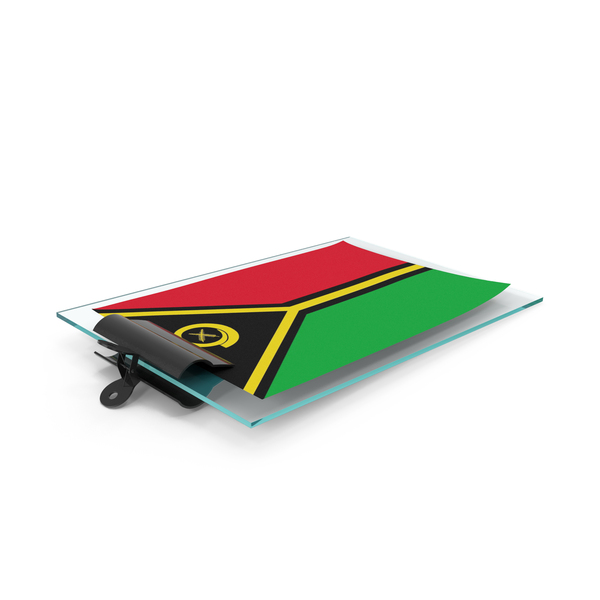 Vanuatu Flag Paper On Pad PNG & PSD Images