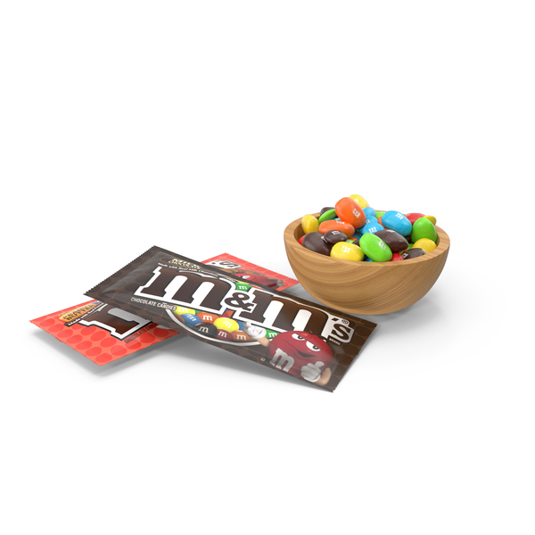 Candy: Various M and Ms Candies in Bowl with Packages PNG & PSD Images Candy: Various M and Ms Candies in Bowl with Packages PNG & PSD Images