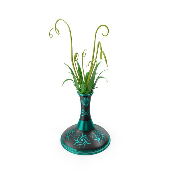 Cartoon Flower: Vase Decorative PNG & PSD Images