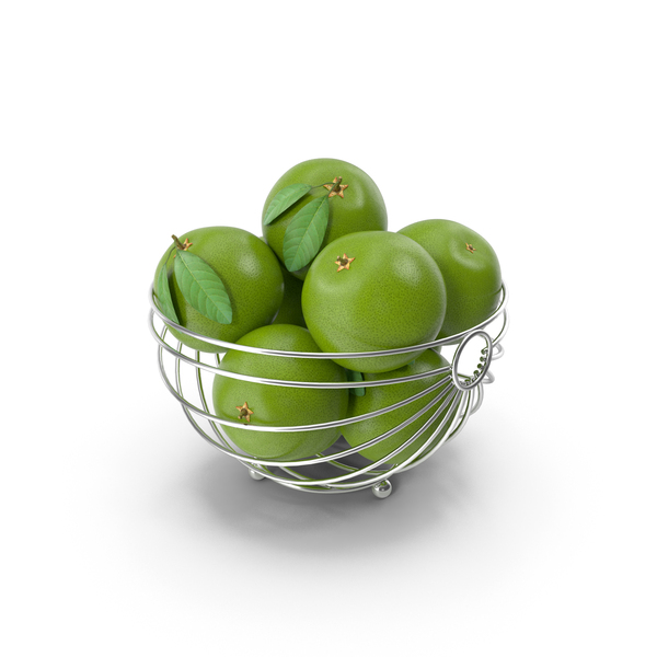 Vase With Green Grapefruit PNG & PSD Images