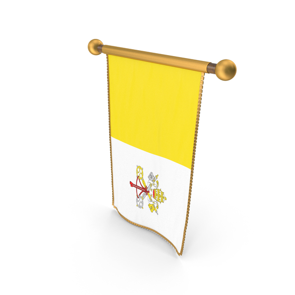 Vatican City Country Hanging Flag Design PNG & PSD Images Vatican City Country Hanging Flag Design PNG & PSD Images