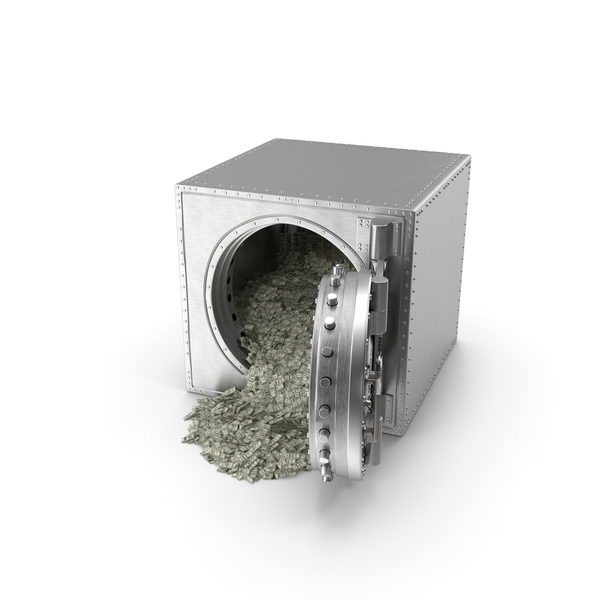 Safe: Vault with Dollar Stacks PNG & PSD Images Safe: Vault with Dollar Stacks PNG & PSD Images
