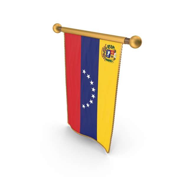 Venezuela Country Hanging Flag Design PNG & PSD Images