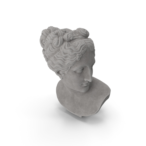 Venus Italica Bust Stone PNG & PSD Images