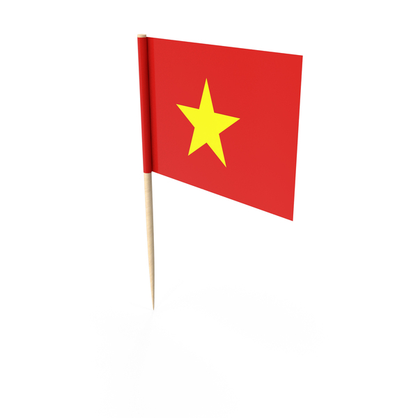 Country Logo: Vietnam Tooth Pick Flag PNG & PSD Images
