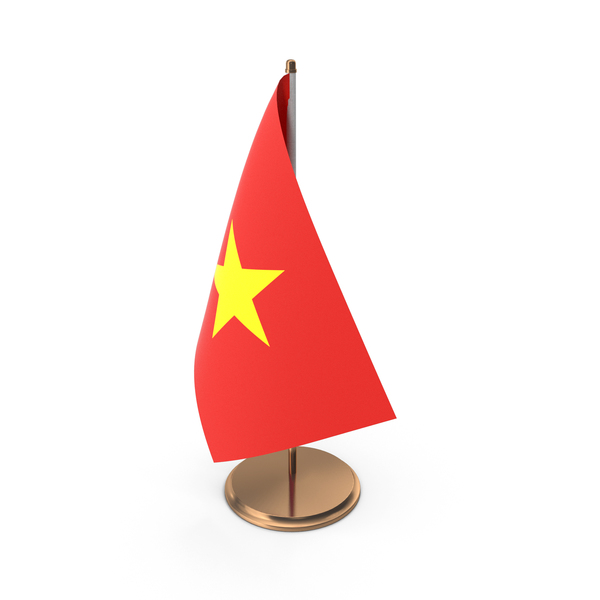 Vietnam Desk Flag PNG & PSD Images