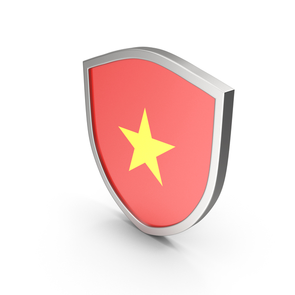 Symbols: Vietnam Flag Shield PNG & PSD Images Symbols: Vietnam Flag Shield PNG & PSD Images