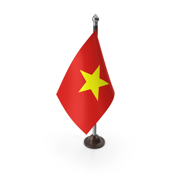 Vietnam Plastic Flag Stand PNG & PSD Images