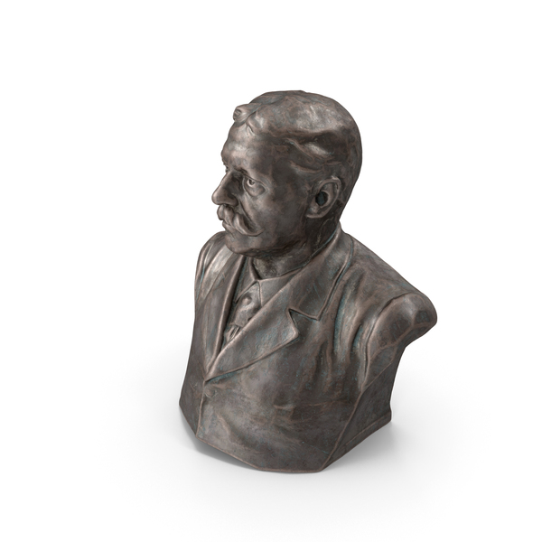 Viktor Rydberg Bronze Outdoor Bust PNG & PSD Images Viktor Rydberg Bronze Outdoor Bust PNG & PSD Images