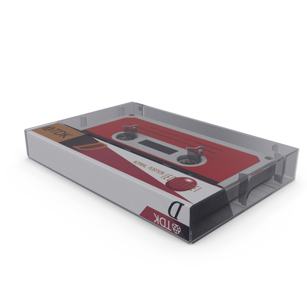 Cassette: Vintage Audio Tape in the Box PNG & PSD Images
