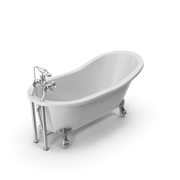 Bath: Vintage Bathtub Kent White Coated PNG & PSD Images Bath: Vintage Bathtub Kent White Coated PNG & PSD Images