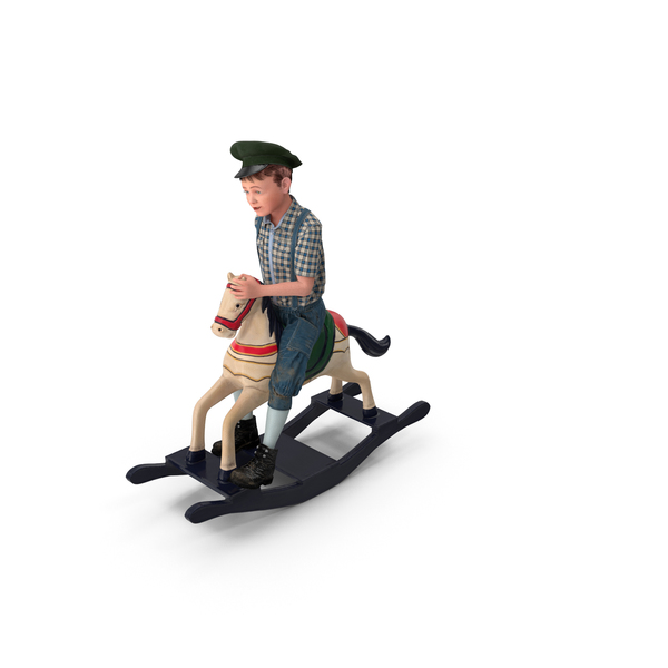 Vintage Boy Riding Rocking Horse PNG & PSD Images Vintage Boy Riding Rocking Horse PNG & PSD Images