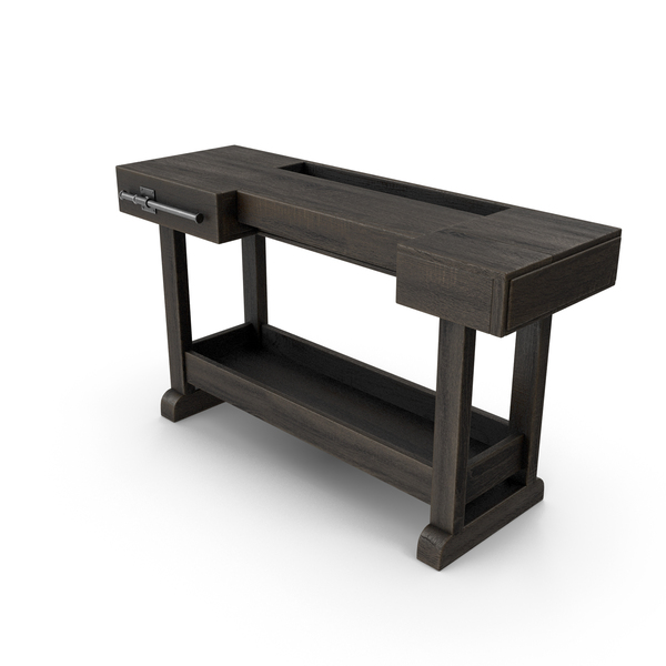 Table: Vintage Console Dark PNG & PSD Images Table: Vintage Console Dark PNG & PSD Images