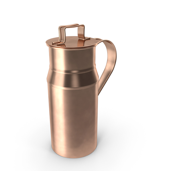 Vintage Copper Milk Can PNG & PSD Images