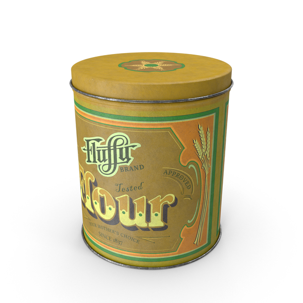 Food Container: Vintage Kitchen Tin PNG & PSD Images Food Container: Vintage Kitchen Tin PNG & PSD Images