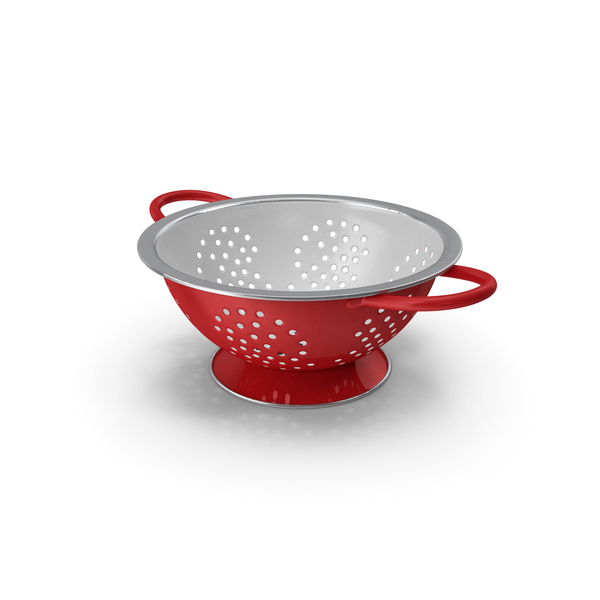 Vintage Red Colander PNG & PSD Images Vintage Red Colander PNG & PSD Images