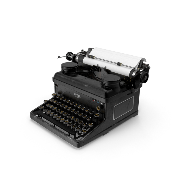 Vintage Royal Typewriter PNG & PSD Images