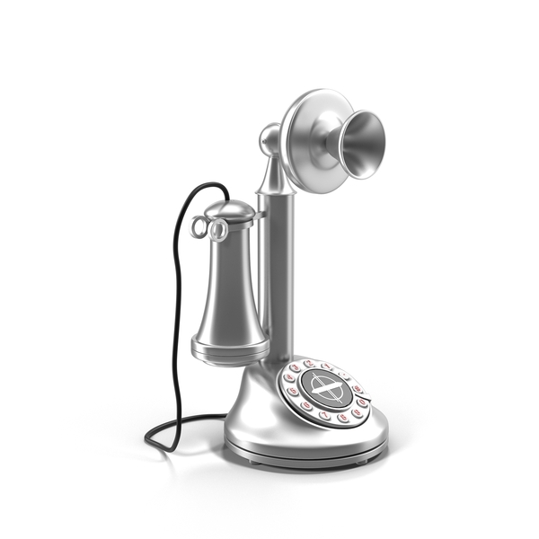 Telephone: Vintage Styled Phone PNG & PSD Images
