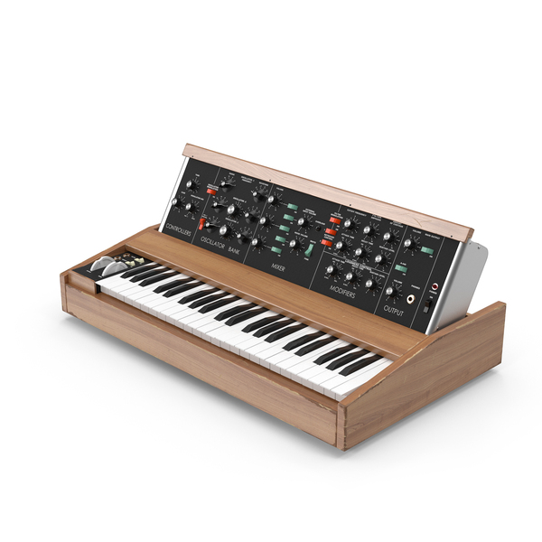 Keyboard Synthesizer: Vintage Synth PNG & PSD Images