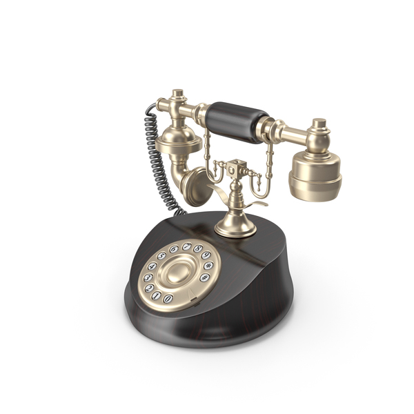 Rotary Phone: Vintage Telephone PNG & PSD Images