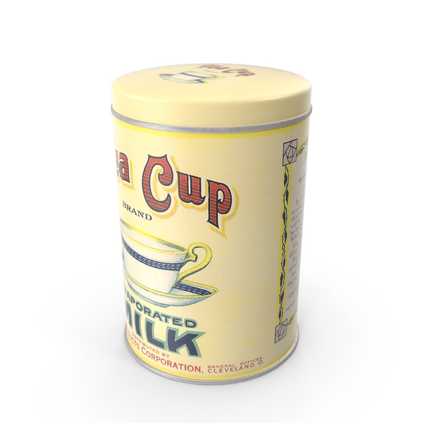 Food Tin: Vintage Tins PNG & PSD Images