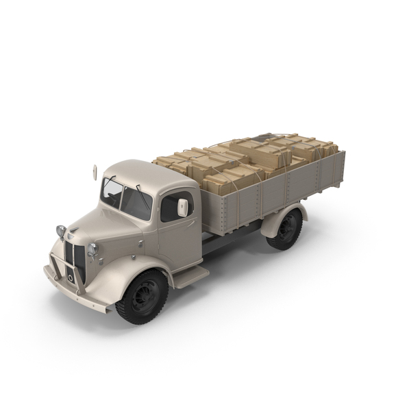 Transporter: Vintage Truck Loaded Cream PNG & PSD Images Transporter: Vintage Truck Loaded Cream PNG & PSD Images