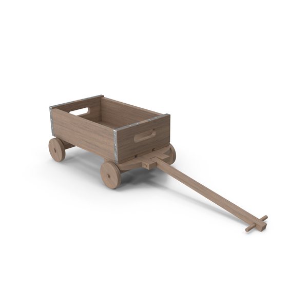 Wooden Cart: Vintage Wagon PNG & PSD Images