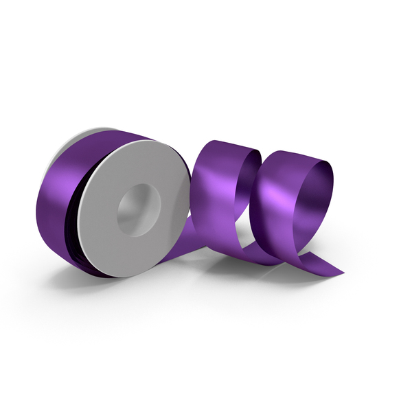 Violet Foil Ribbon Spool PNG & PSD Images Violet Foil Ribbon Spool PNG & PSD Images