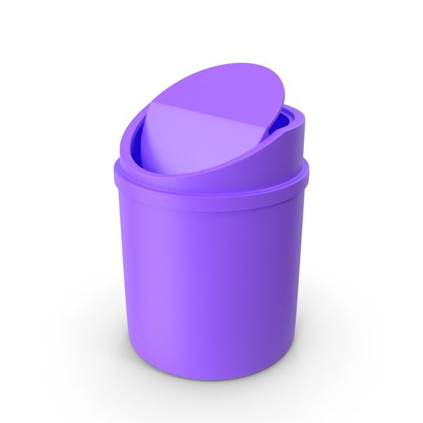 Violet Waste Bin With Lid Open In Front PNG Images & PSDs for Download ...