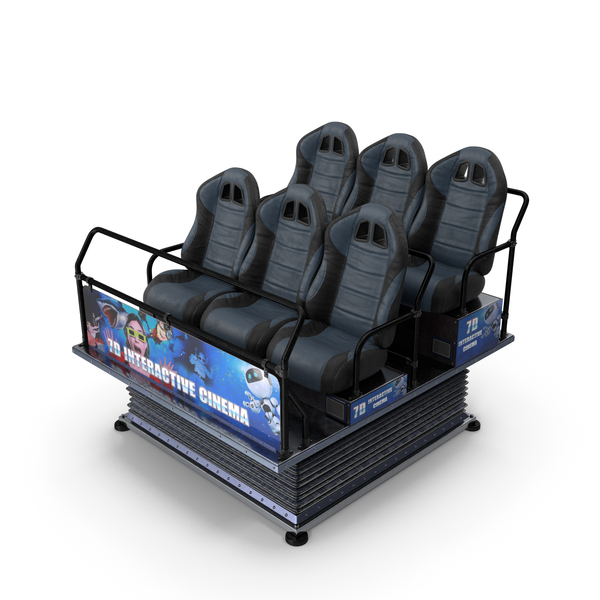 Theatre Chair: Virtual Reality Game Machine 7D Cinema PNG & PSD Images