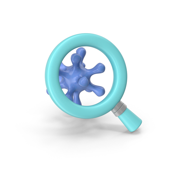 Virus With Magnifying Glass PNG & PSD Images Virus With Magnifying Glass PNG & PSD Images