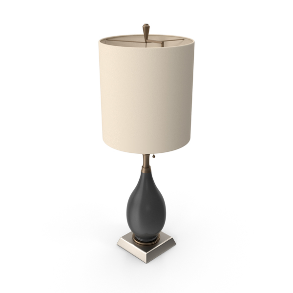 Table Lamp: Visual Comfort TOB3710BLK-NP PNG & PSD Images