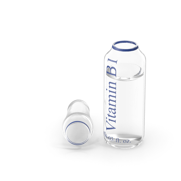 Vial: Vitamin B1 1ml Ampoule Opened PNG & PSD Images Vial: Vitamin B1 1ml Ampoule Opened PNG & PSD Images