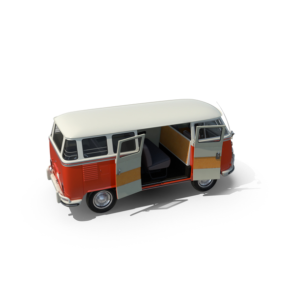 Van: Volkswagen Type 2 Kombi Bus PNG & PSD Images Van: Volkswagen Type 2 Kombi Bus PNG & PSD Images
