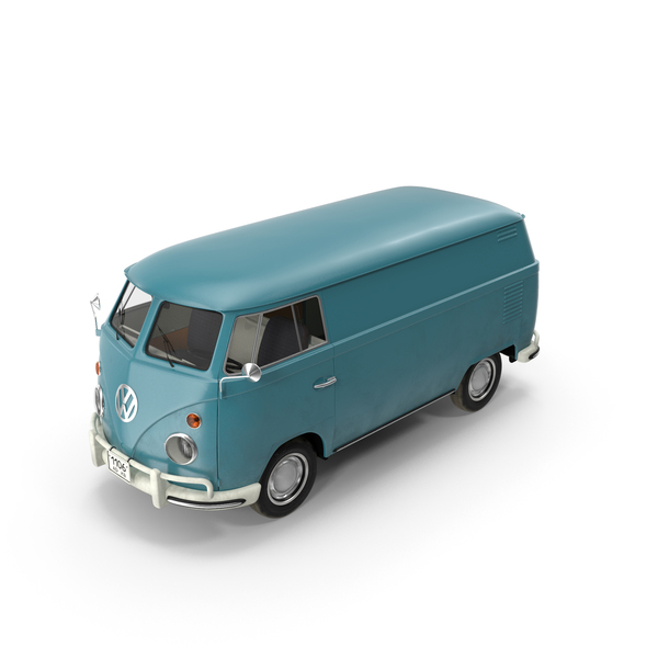 Volkswagen Type 2 Panel Van Simple Interior Blue PNG & PSD Images Volkswagen Type 2 Panel Van Simple Interior Blue PNG & PSD Images