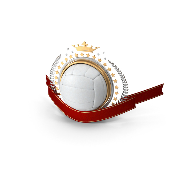 Logo: Volleyball Laurel Emblem Banner PNG & PSD Images Logo: Volleyball Laurel Emblem Banner PNG & PSD Images
