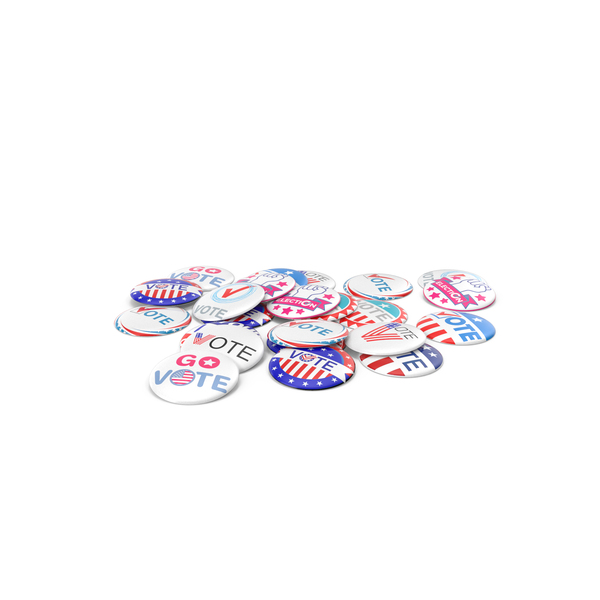 Badge: Vote Badges Elections USA Group PNG & PSD Images