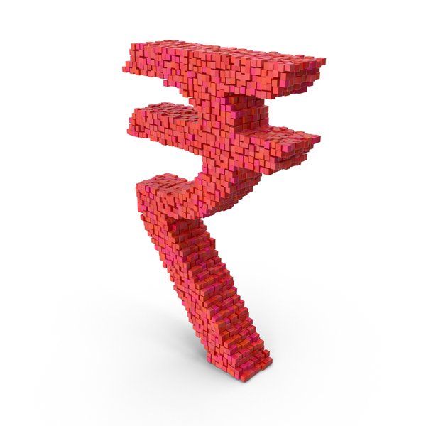 Currency Symbols: Voxel Rupee Symbol PNG & PSD Images Currency Symbols: Voxel Rupee Symbol PNG & PSD Images