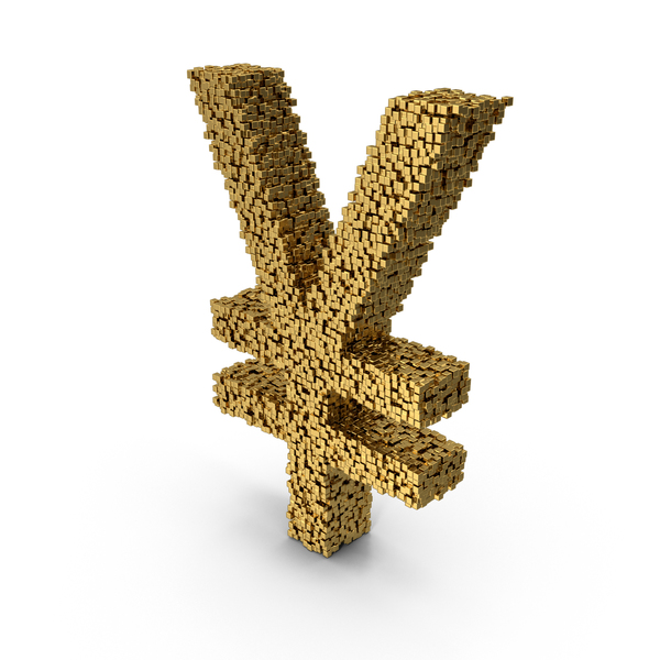 Sign: Voxel Yen Symbol PNG & PSD Images Sign: Voxel Yen Symbol PNG & PSD Images