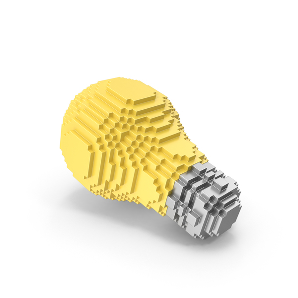 Incandescent: Voxelated Light Bulb PNG & PSD Images Incandescent: Voxelated Light Bulb PNG & PSD Images