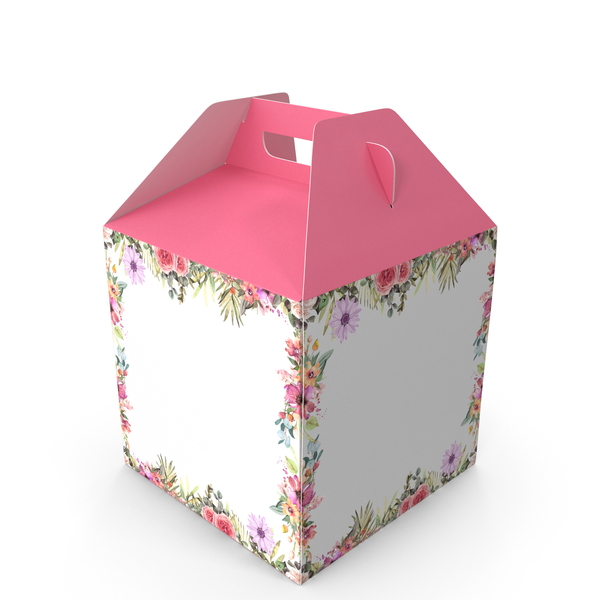 Food Container: W Packaging Tall Cake Box Pink No Window PNG & PSD Images Food Container: W Packaging Tall Cake Box Pink No Window PNG & PSD Images